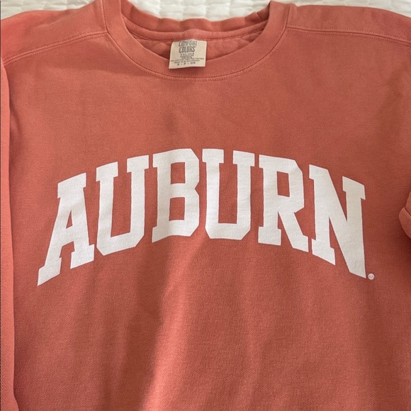 Comfort Colors Sweatshirt in Warm Coral - Picture 2 of 5